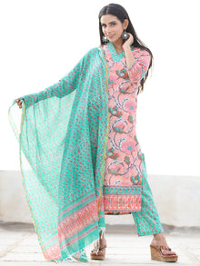 Jashn Fitrat - Set of Kurta Pants & Dupatta - KS59C2498D