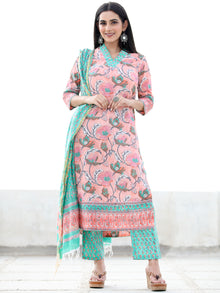 Jashn Fitrat - Set of Kurta Pants & Dupatta - KS59C2498D