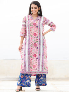 Rozana Aliya - Set of Kurta Palazzo & Dupatta - KS157A2485D