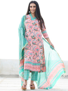 Jashn Fitrat - Set of Kurta Pants & Dupatta - KS59C2498D