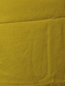 Indigo Ivory Yellow Hand Shibori Dyed Chanderi Kurta & Chiffon Dupatta With Cotton Salwar Fabric Set of 3- S1628213