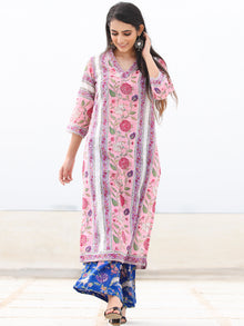 Rozana Aliya - Set of Kurta Palazzo & Dupatta - KS157A2485D