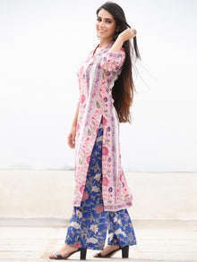 Rozana Aliya - Set of Kurta Palazzo & Dupatta - KS157A2485D
