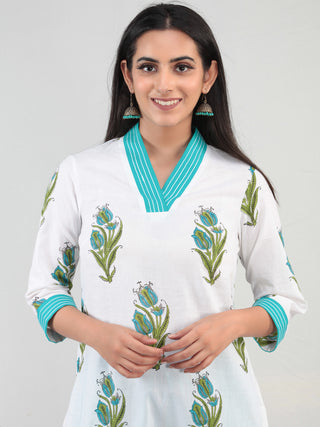 Bahaar Jahan - Set of Kurta Pants & Dupatta - KS08C619D