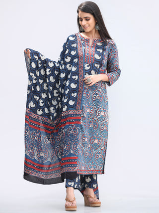 Bahaar Jasmine - Set of Kurta Pants & Dupatta - KS149A2440D