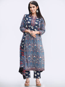Bahaar Jasmine - Set of Kurta Pants & Dupatta - KS149A2440D