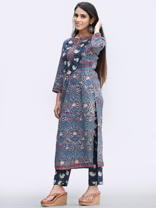 Bahaar Jasmine - Set of Kurta Pants & Dupatta - KS149A2440D