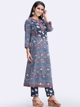 Bahaar Jasmine - Set of Kurta Pants & Dupatta - KS149A2440D