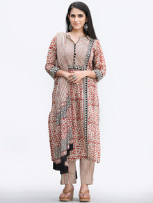 Bahaar Zehra - Set of Kurta Pants & Dupatta - KS146A2450D