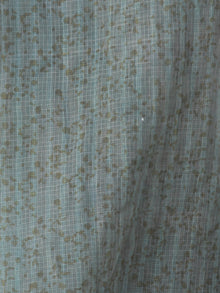 Charcoal Grey Black Kota Silk Hand Block Printed Dupatta - D04170465