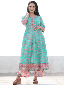 Jashn Kamna - Set of Anarkali Kurta Palazzo & Dupatta - KS25H2498D