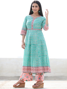 Jashn Kamna - Set of Anarkali Kurta Palazzo & Dupatta - KS25H2498D