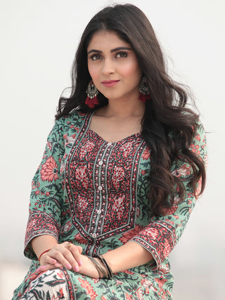 Jashn Saiara - Set of Kurta Pants & Dupatta - KS78A2362D