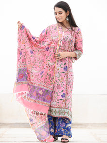 Rozana Sumaira - Set of Kurta Palazzo & Dupatta - KS60R2485D