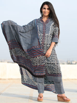 Bahaar Nabila - Set of Kurta Pants & Dupatta - KS53F2471D