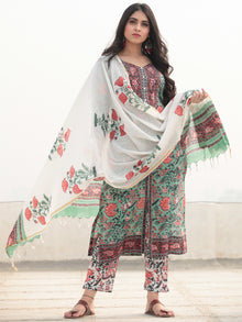 Jashn Saiara - Set of Kurta Pants & Dupatta - KS78A2362D