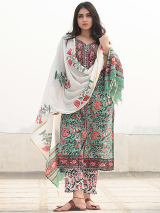 Jashn Saiara - Set of Kurta Pants & Dupatta - KS78A2362D