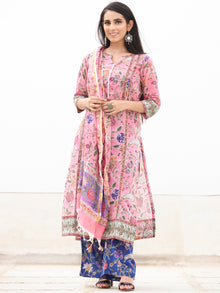 Rozana Sumaira - Set of Kurta Palazzo & Dupatta - KS60R2485D