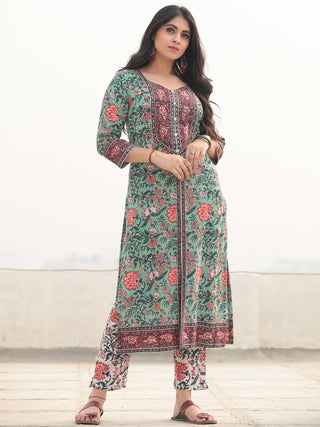 Jashn Saiara - Set of Kurta Pants & Dupatta - KS78A2362D