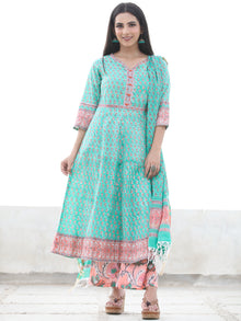 Jashn Kamna - Set of Anarkali Kurta Palazzo & Dupatta - KS25H2498D