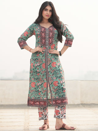 Jashn Saiara - Set of Kurta Pants & Dupatta - KS78A2362D