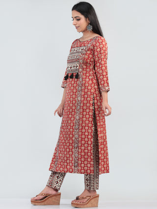 Bahaar Rada - Set of Kurta Pants & Dupatta - KS60L2516D