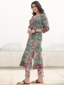 Jashn Saiara - Set of Kurta Pants & Dupatta - KS78A2362D