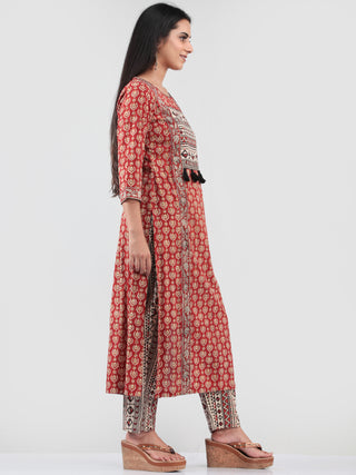 Bahaar Rada - Set of Kurta Pants & Dupatta - KS60L2516D