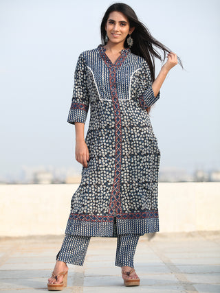 Bahaar Nabila - Set of Kurta Pants & Dupatta - KS53F2471D