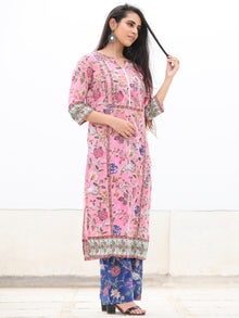 Rozana Sumaira - Set of Kurta Palazzo & Dupatta - KS60R2485D