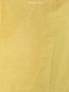 Yellow Red Black Maroon Bagh Hand Block Printed Kota Doria Saree - S031703900