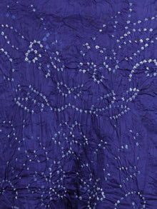 Blue Red White Hand Tie & Dye Bandhej Suit Salwar Dupatta (Set of 3)  - S16281269