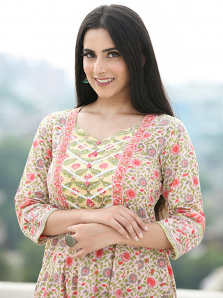 Jashn Najia - Set of AnarKali Kurta Pants & Dupatta - KS57E2497D