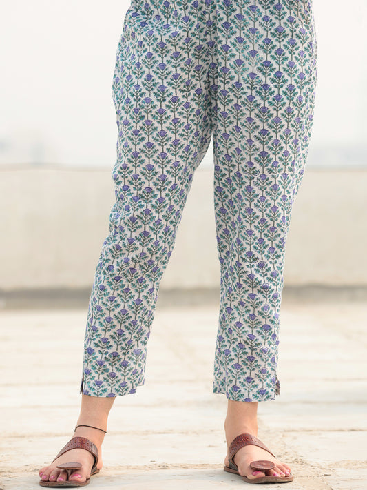 Jashn Tahsin - Cotton Pant -  KP60D2365