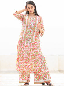 Rozana Pariza - Set of Kurta Palazzo & Dupatta - KS158A2486D