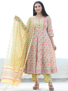 Jashn Najia - Set of AnarKali Kurta Pants & Dupatta - KS57E2497D