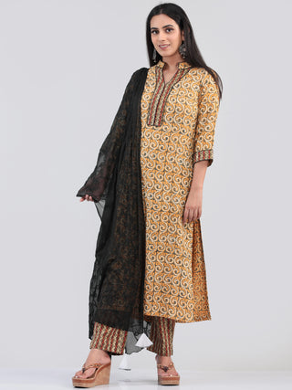 Bahaar Afren - Set of Kurta Pants & Dupatta - KS11B1325D