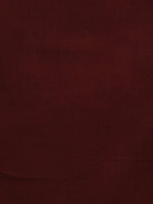 Indigo Ivory Maroon Hand Shibori Dyed Chanderi Kurta & Chiffon Dupatta With Cotton Salwar Fabric Set of 3- S1628215