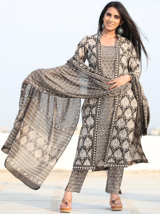 Bahaar Ruhi - Set of Kurta Pants & Dupatta - KS80B2462D