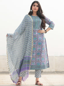 Jashn Tahsin - Set of Kurta Pants & Dupatta - KS60D2364D