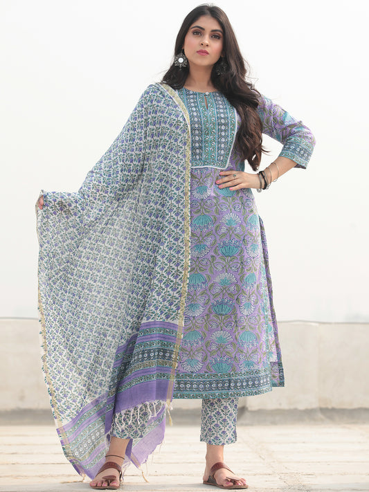 Jashn Tahsin - Set of Kurta Pants & Dupatta - KS60D2364D