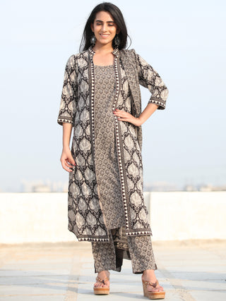 Bahaar Ruhi - Set of Kurta Pants & Dupatta - KS80B2462D