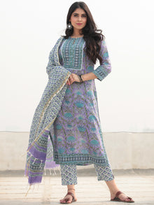 Jashn Tahsin - Set of Kurta Pants & Dupatta - KS60D2364D