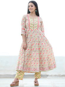 Jashn Najia - Set of AnarKali Kurta Pants & Dupatta - KS57E2497D