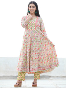 Jashn Najia - Set of AnarKali Kurta Pants & Dupatta - KS57E2497D