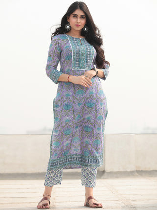 Jashn Tahsin - Set of Kurta Pants & Dupatta - KS60D2364D
