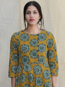 Nazz - Hand Block Printed Kurta Pant Set With Dupatta - SS01F1814