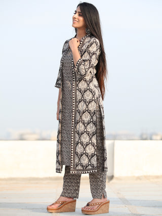 Bahaar Ruhi - Set of Kurta Pants & Dupatta - KS80B2462D