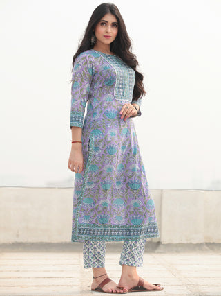 Jashn Tahsin - Set of Kurta Pants & Dupatta - KS60D2364D