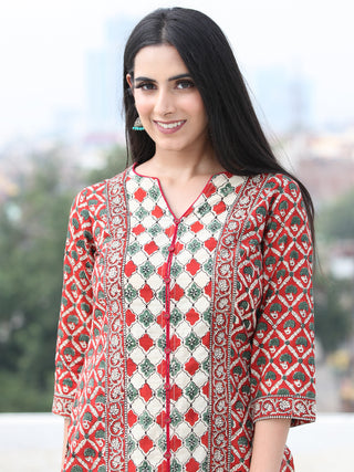 Bahaar Sitara - Set of Kurta Pants & Dupatta - KS78D2470D